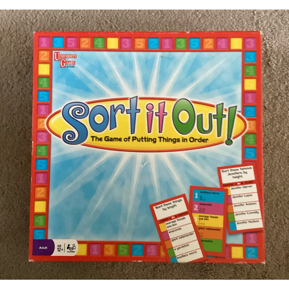 University Games Sort It Out! Board Game